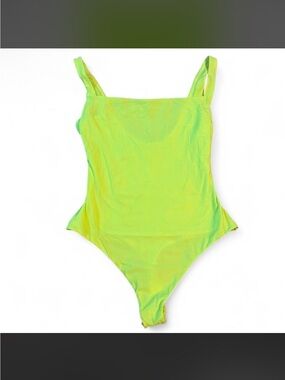 SKIMS Neon Lime Bodysuit